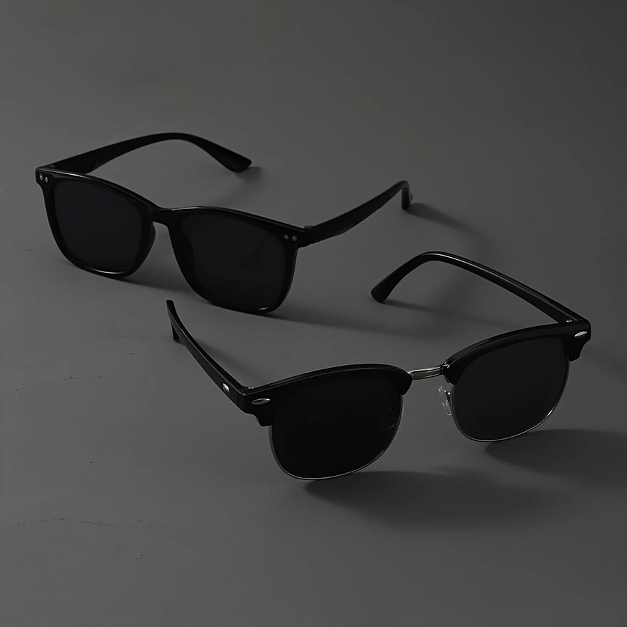 Minimalistiska Solglasögon 2-Pack