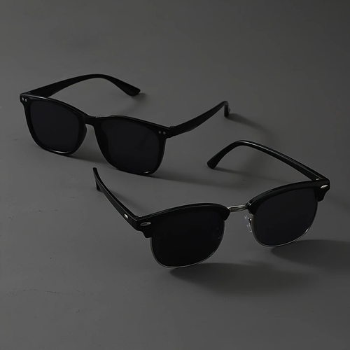Minimalistiska Solglasögon 2-Pack